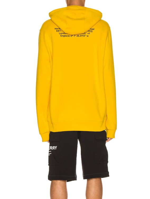 canary yellow hoodie