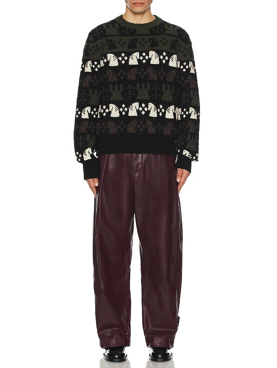 Burberry Pattern Sweater in Black Ip Pat | FWRD
