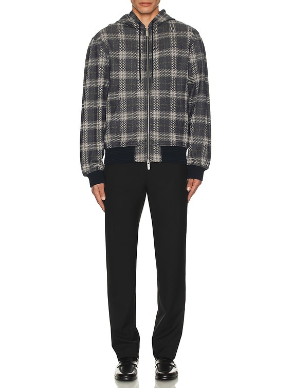 Jacquard Check Hoodie