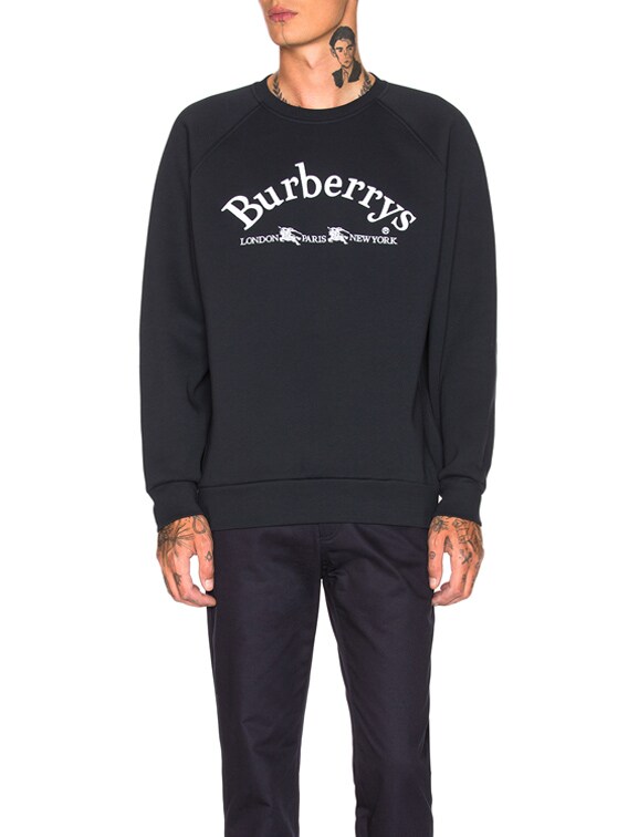 Burberry Battarni Sweatshirt in Navy | FWRD