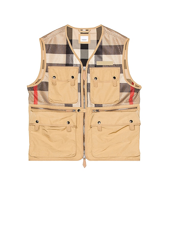 Burberry Finmere Vest in Archive Beige | FWRD