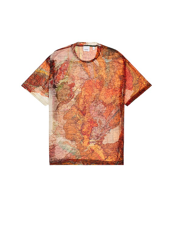 Tシャツ・カットソー BURBERRY Women Tunic Tops 8102707 C1789 ORANGE Burberry Aldous Top in Bright Orange | FWRD
