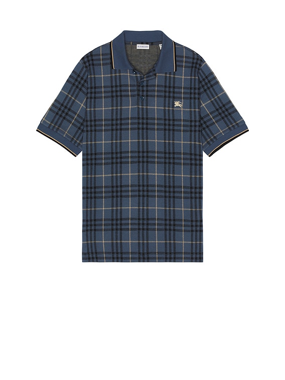 【FEPL】25SS★ Bard Check Shirt Burberry Check Slim Polo With EKD in Bay IP Check | FWRD