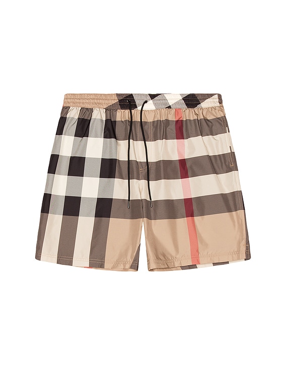 Burberry GUILDES スイムショートパンツ - Archive Beige Check | FWRD