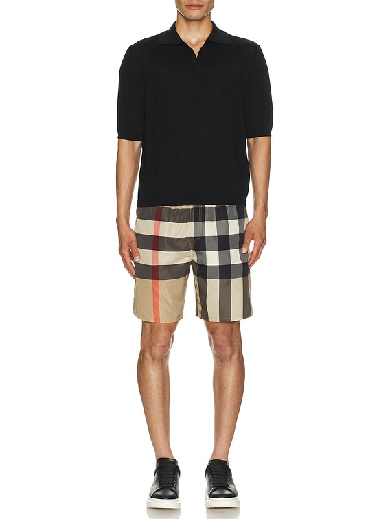 Burberry Check Swim Shorts in Archive Beige Check | FWRD