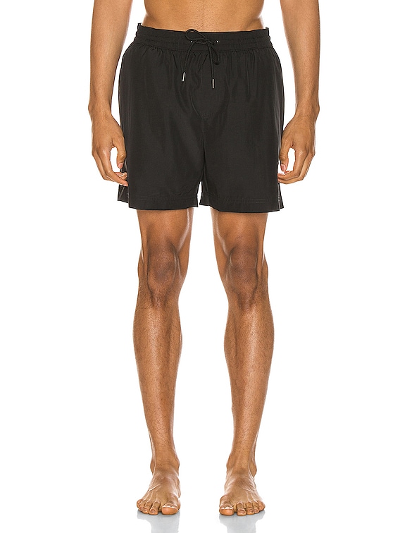 black burberry swim trunks