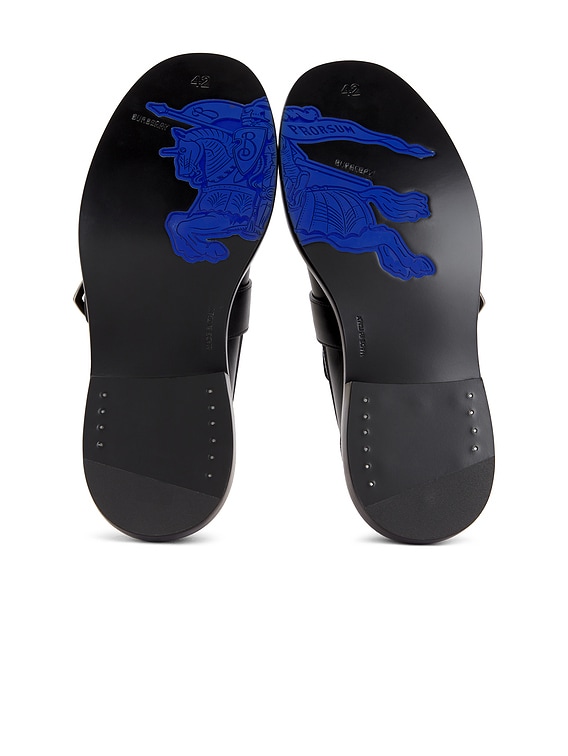 Burberry Cobble Loafer in Black | FWRD