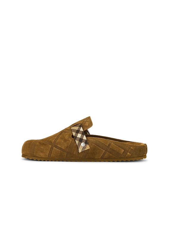 Burberry Urchin Slide in Jute | FWRD