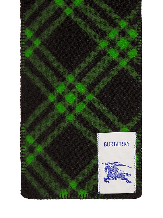 スカーフ Burberry Tri Bar Scarf - Burberry - Wool - Black Burberry Tri-Bar Check Wool Scarf | Neiman Marcus
