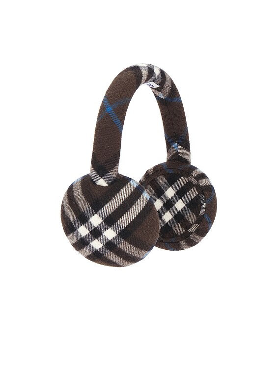 【BURBERRY】CHECK EARMUFFS◆8105109163063 Burberry Check Earmuffs in Snug IP Check | FWRD