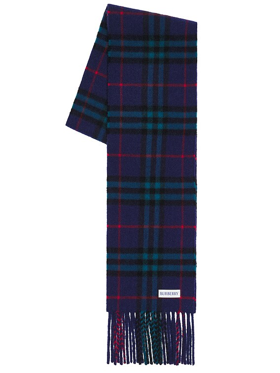 Burberry Cashmere Scarf in Bugle Blue | FWRD