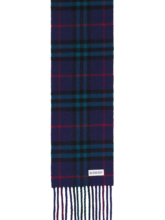 Burberry Cashmere Scarf in Bugle Blue | FWRD