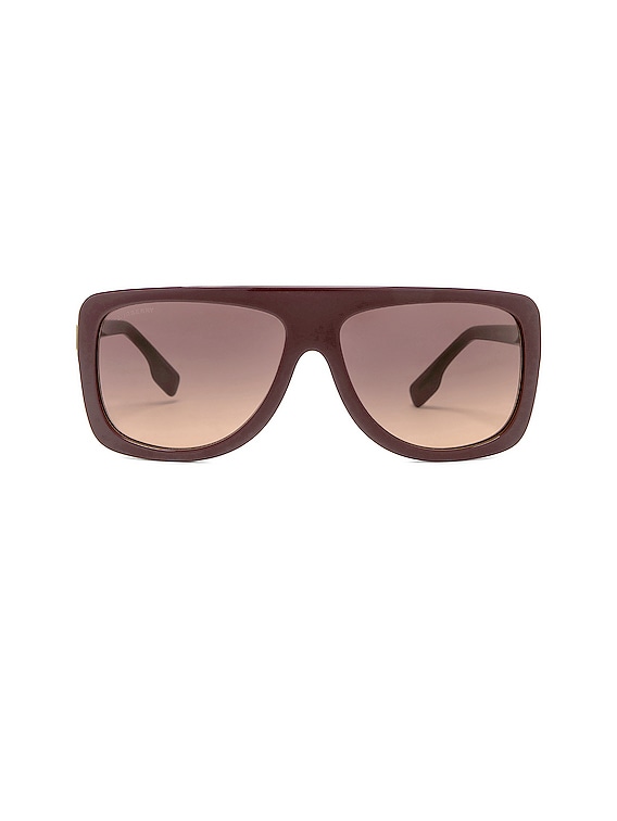 Burberry burgundy outlet sunglasses