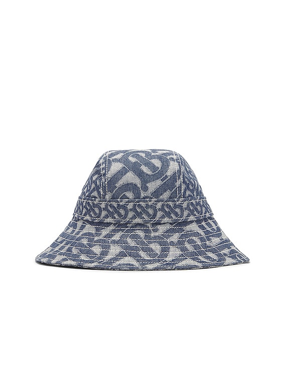 Burberry Denim Bucket Hat in Denim Blue | FWRD