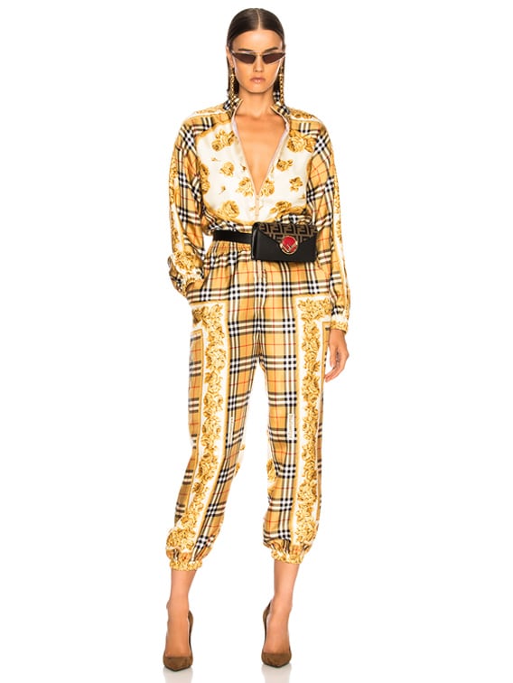 Burberry Check Jumpsuit in Antique 