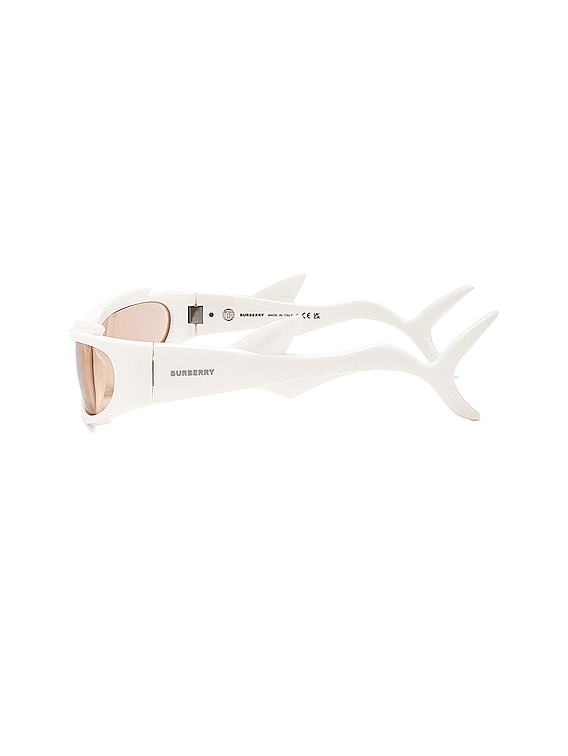 Burberry BE4291 01 Grey Tampo Burberry Silver/Gold2 & White Sunglasses |  Sunglass Hut USA