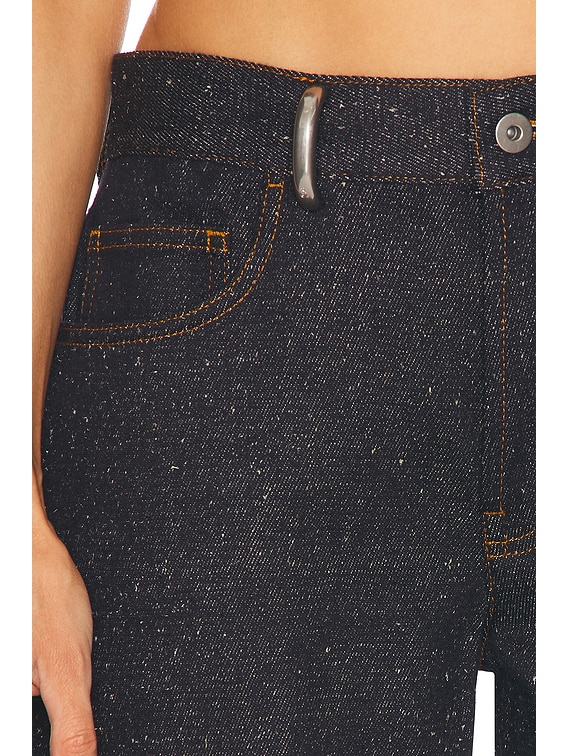 Burberry Straight Leg Jeans in Indigo | FWRD
