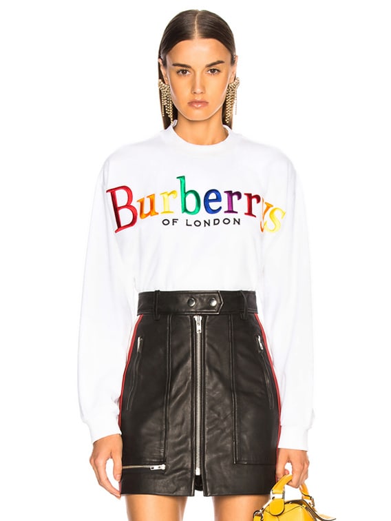 Burberry rainbow skirt best sale