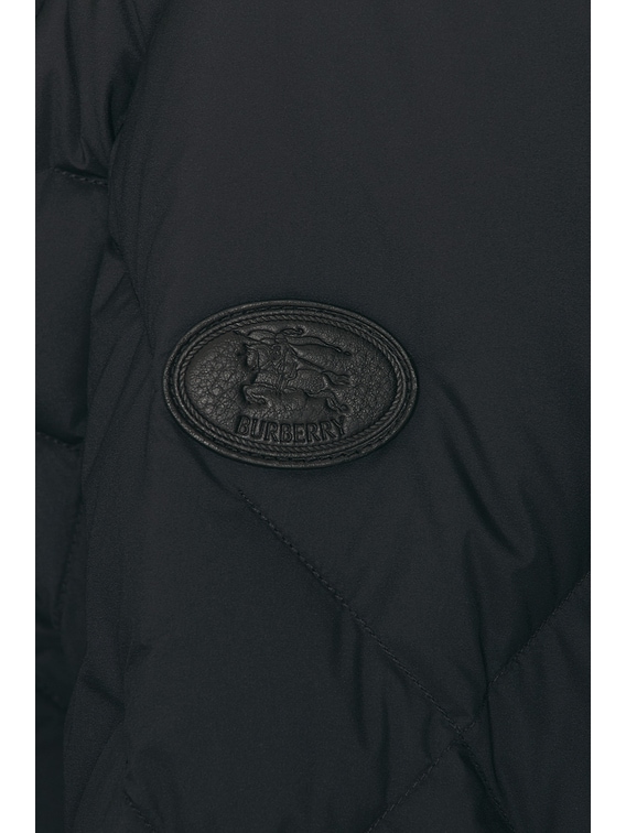 Burberry Danesbury Coat in Black | FWRD