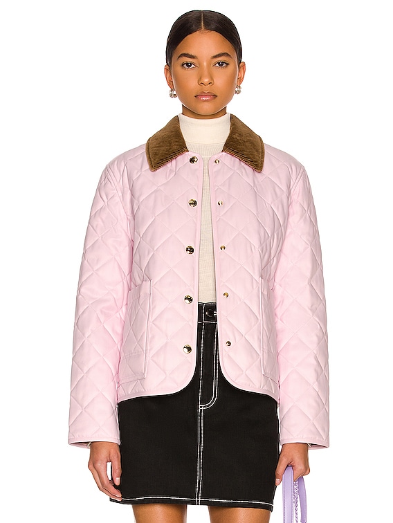 Burberry Dranefeld Jacket in Pale Candy Pink | FWRD