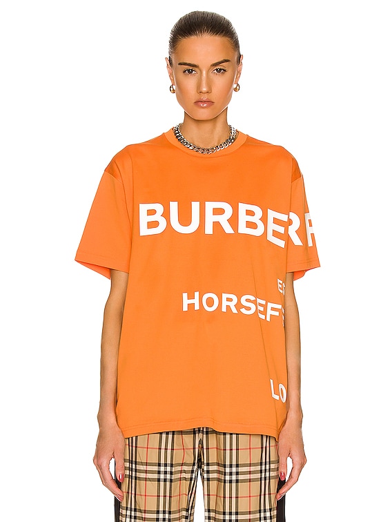 Burberry Carrick T-Shirt in Bright Orange | FWRD