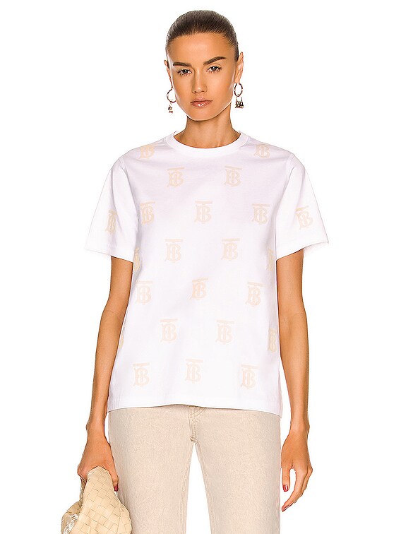 Burberry Margot TB T-Shirt in White | FWRD