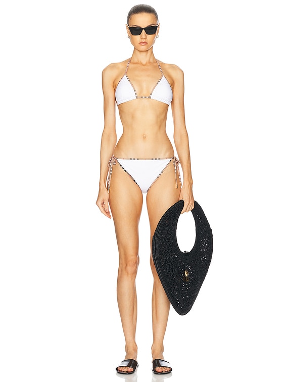 【関税＆送料込み】Burberry Printed One-Piece Swimsuit Burberry Deep Royal Blue Tb Monogram Print One-piece