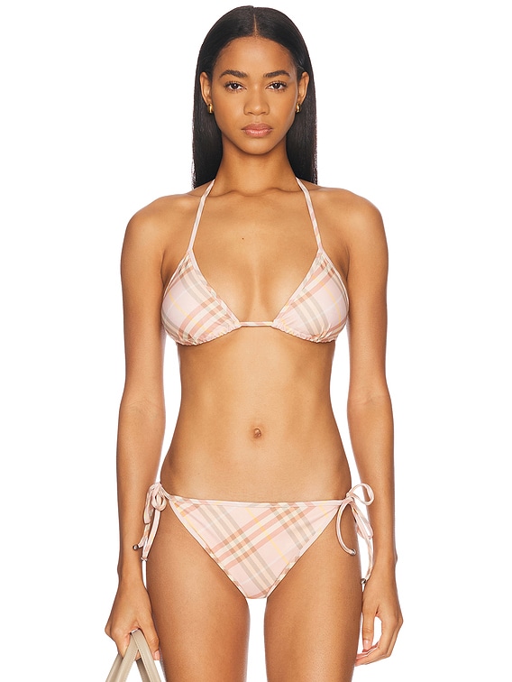 Burberry Triangle Bikini Top in Teacup IP Check | FWRD