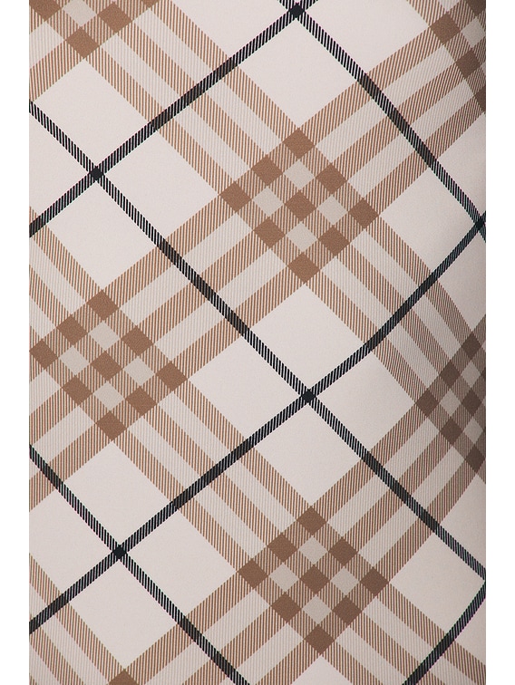 Burberry One Piece Swimsuit in Cotton Ip Check | FWRD