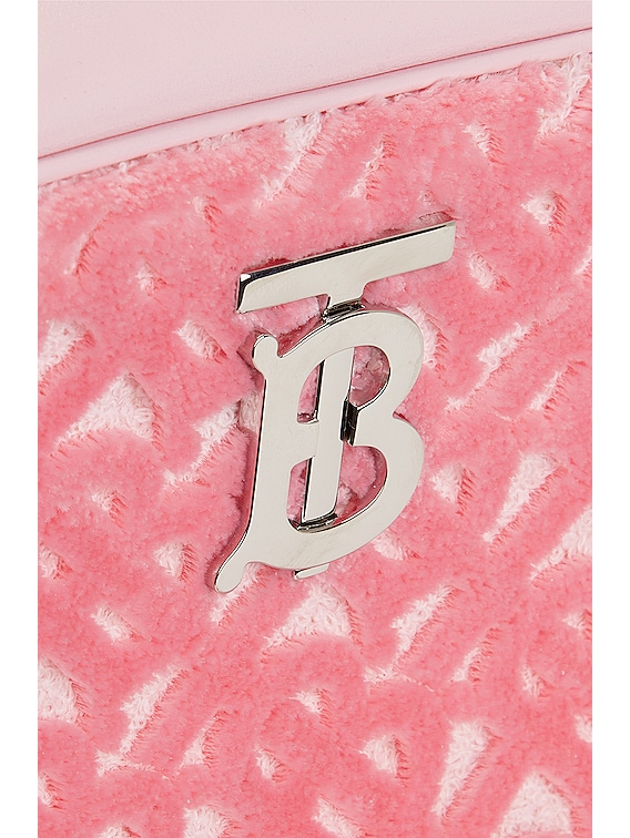 NEW BURBERRY Pink Leather And Terry Cloth Lola Mini Crossbody Camera B –  KimmieBBags LLC