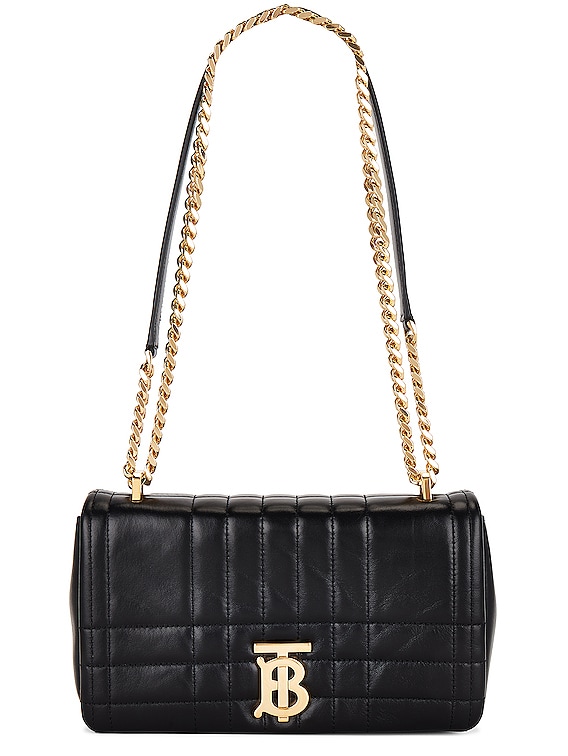 Lola Small Leather Shoulder Bag in Black - Burberry