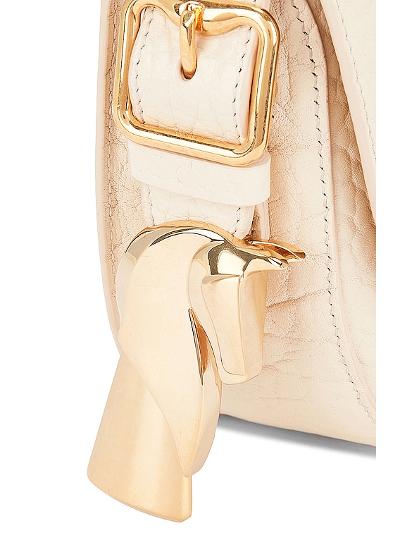 【送料&関税込】Burberry Small chess Ivory Leather Bag Burberry Small 'chess' Ivory Leather Bag | italist