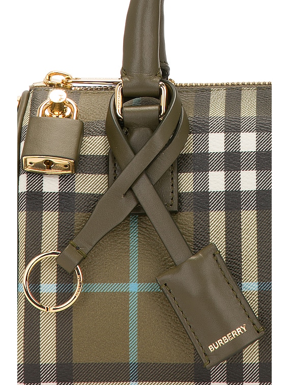 Burberry Mini Bowling Bag in Olive Green | FWRD