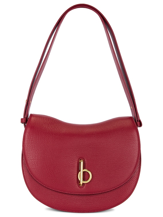 Burberry Medium Rocking Horse Bag in Ruby | FWRD