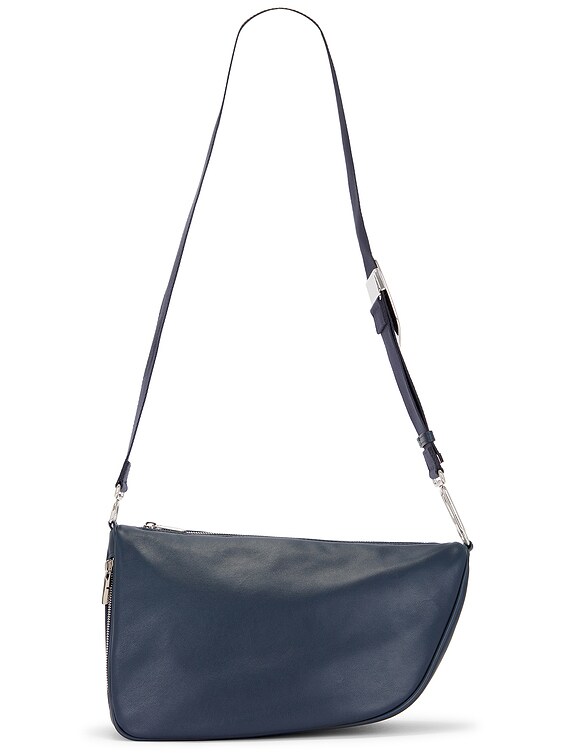 Burberry Medium Shield Messenger Bag in Lake | FWRD
