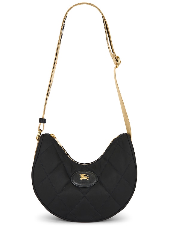 ショルダーバッグ・ポシェット Burberry Ll Horseshoe Crossbody - Burberry - Nylon - Black Burberry Horseshoe Quilted Crossbody Bag | Neiman Marcus