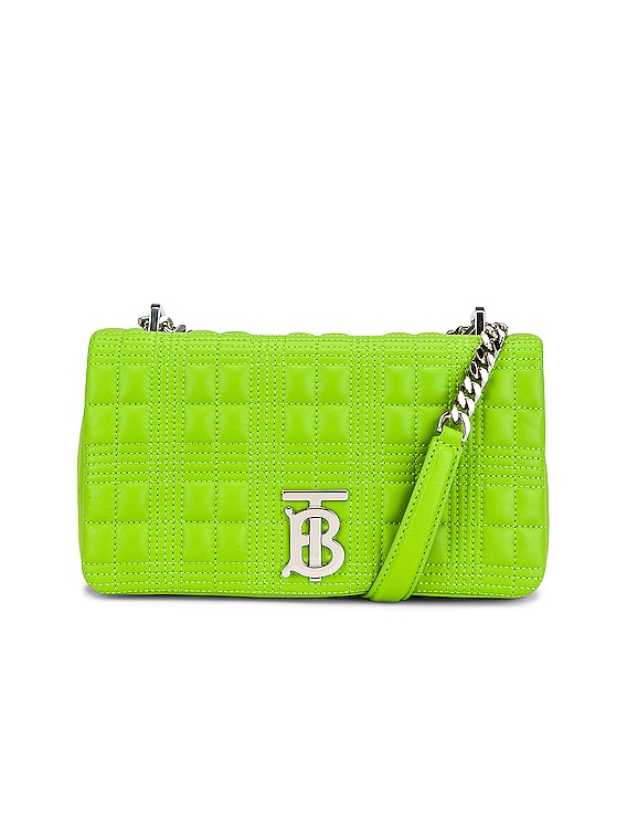 Burberry Small Lola Bag in Brilliant Green | FWRD