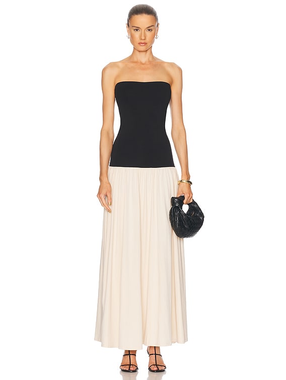 By Malene Birger Marciella Dress in Oyster Gray | FWRD