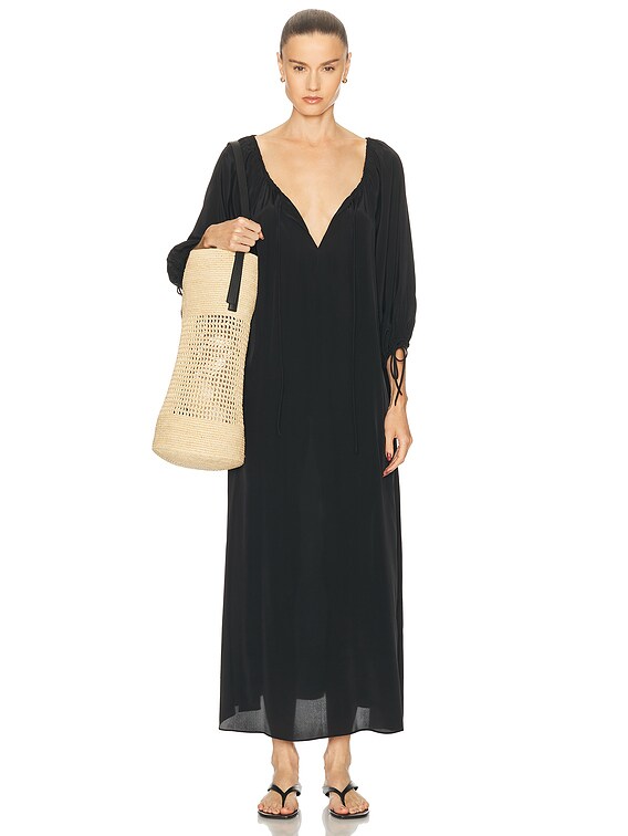 By Malene Birger Lily Dress in Black | FWRD By Malene Birger Lily Dress in Black | FWRD