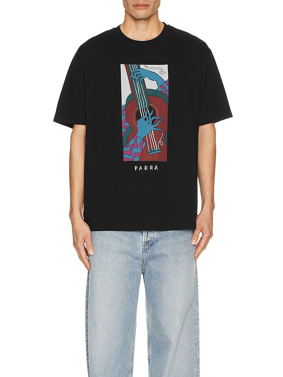 By Parra Cheap Strings T-Shirt in Black | FWRD