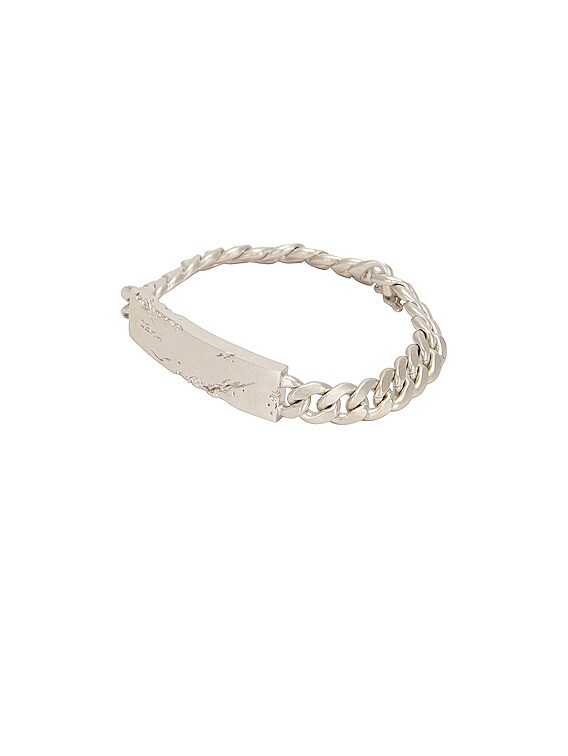 C2H4 Debris Crevice Bracelet in Silver | FWRD