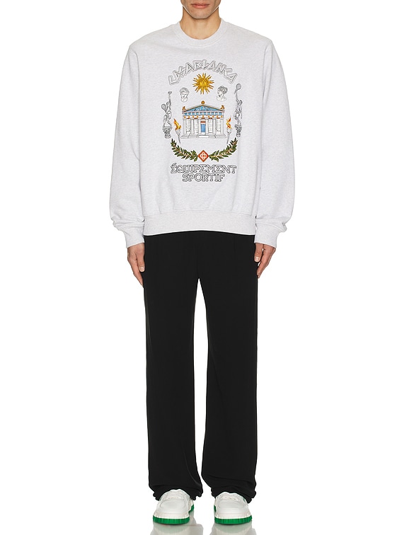 スウェット・トレーナー Casablanca 'Le Temple Du Sport' sweatshirt Gray 'Le Temple Du Sport' Sweatshirt by Casablanca on Sale