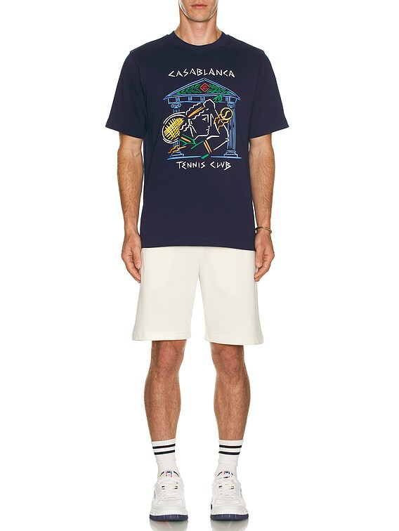 大人気♪【Casablanca】4つの要素 プリントTシャツ Casablanca Tシャツ - Crayon Temple Tennis Club | FWRD