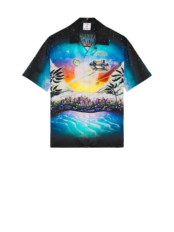 Short Sleeve Cuban Collar Shirt