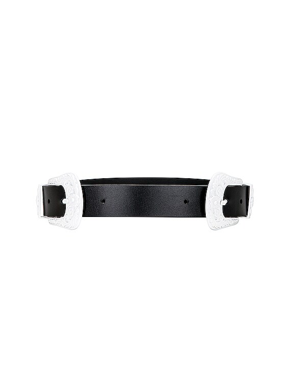Casablanca Cowboy Belt Black Leather Italy Casablanca Cowboy Belt Black Leather Italy 70 NWOT $440 | eBay main image 2