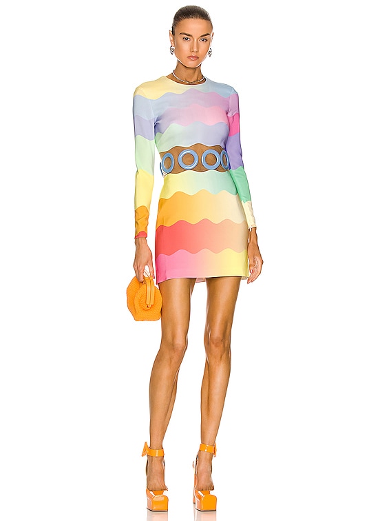 Bodycon clearance rainbow dress