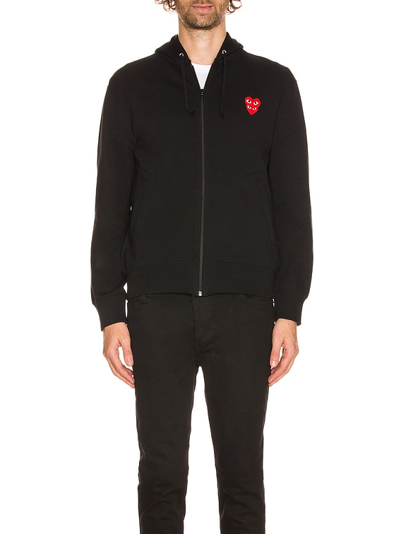 COMME des GARCONS PLAY Sweatshirt in Black | FWRD