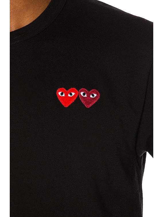 cdg double heart