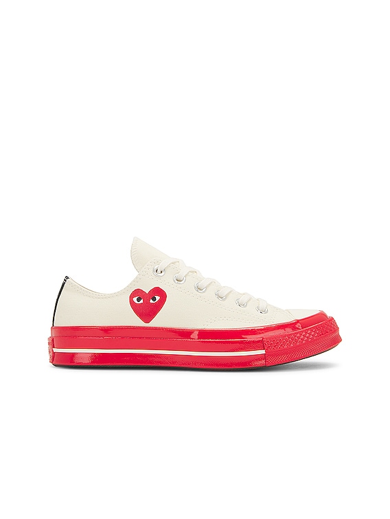 COMME GARCONS Converse Sole Low Top Off White | FWRD
