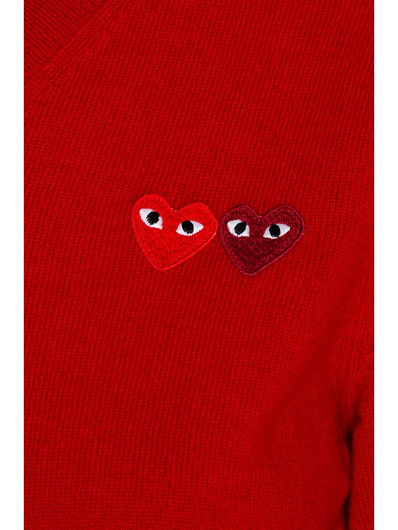 Comme Des Garçons Play - Coupe-vent play Red